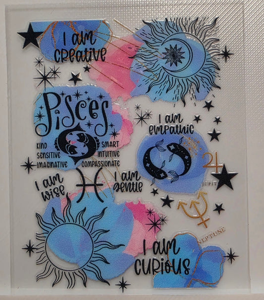 B26-Pisces Spray Bottle Decals