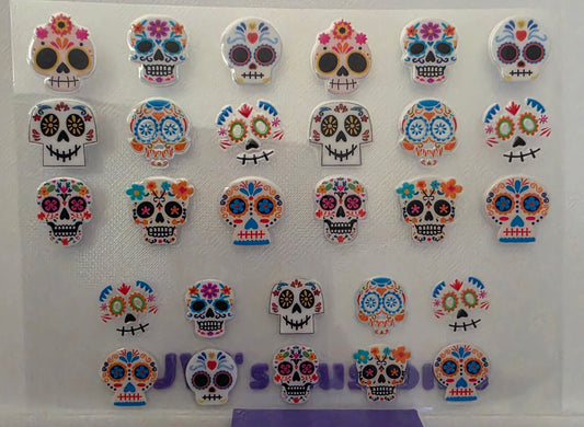 D13- Skull Stanly Keychain Decal
