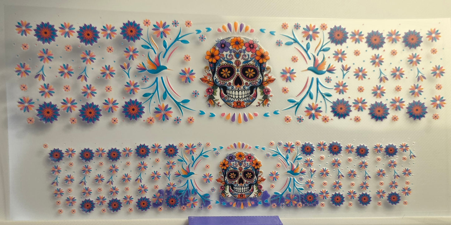 E1-Skull Shotglass Decal