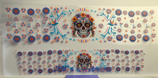 E1-Skull Shotglass Decal
