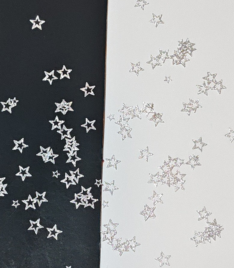 Hollow Star (sparkly Silver) shape