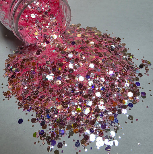 Pink Flashy Glitter