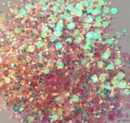 Pinky Glow Glitter