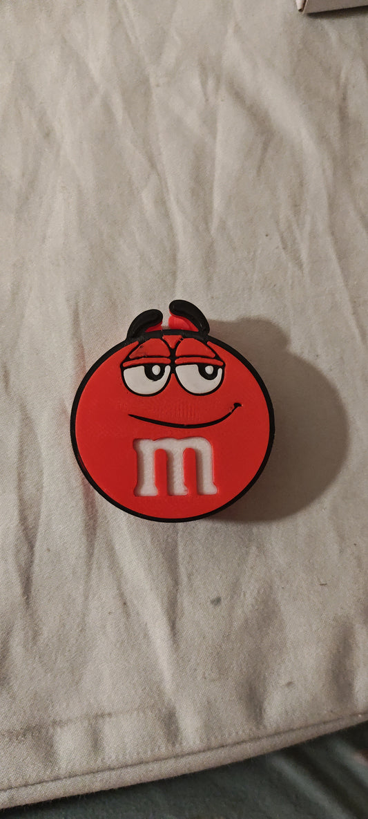 Red M&M topper
