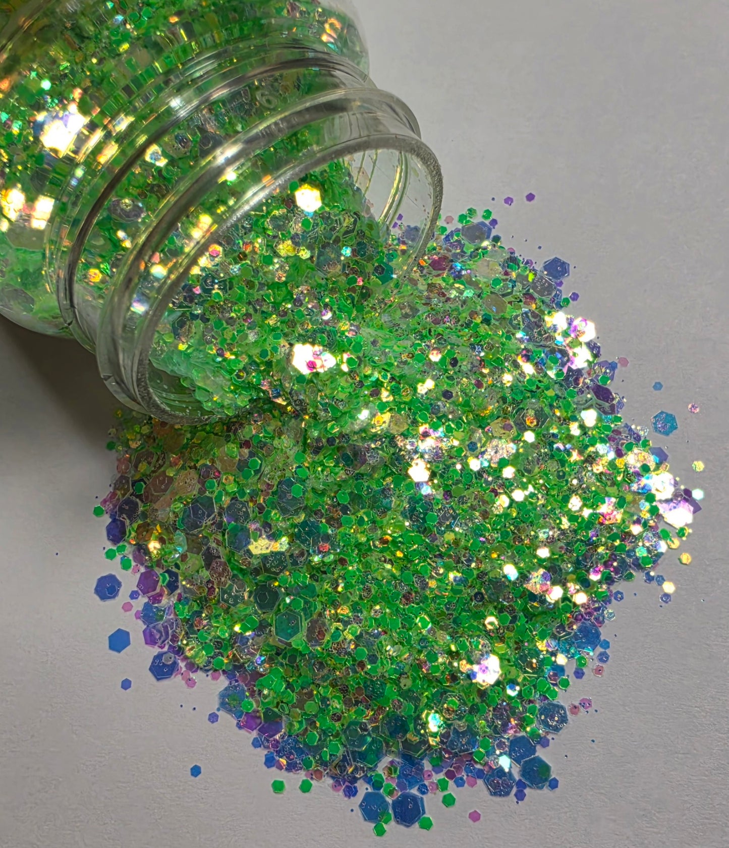 Lime Glow Glitter