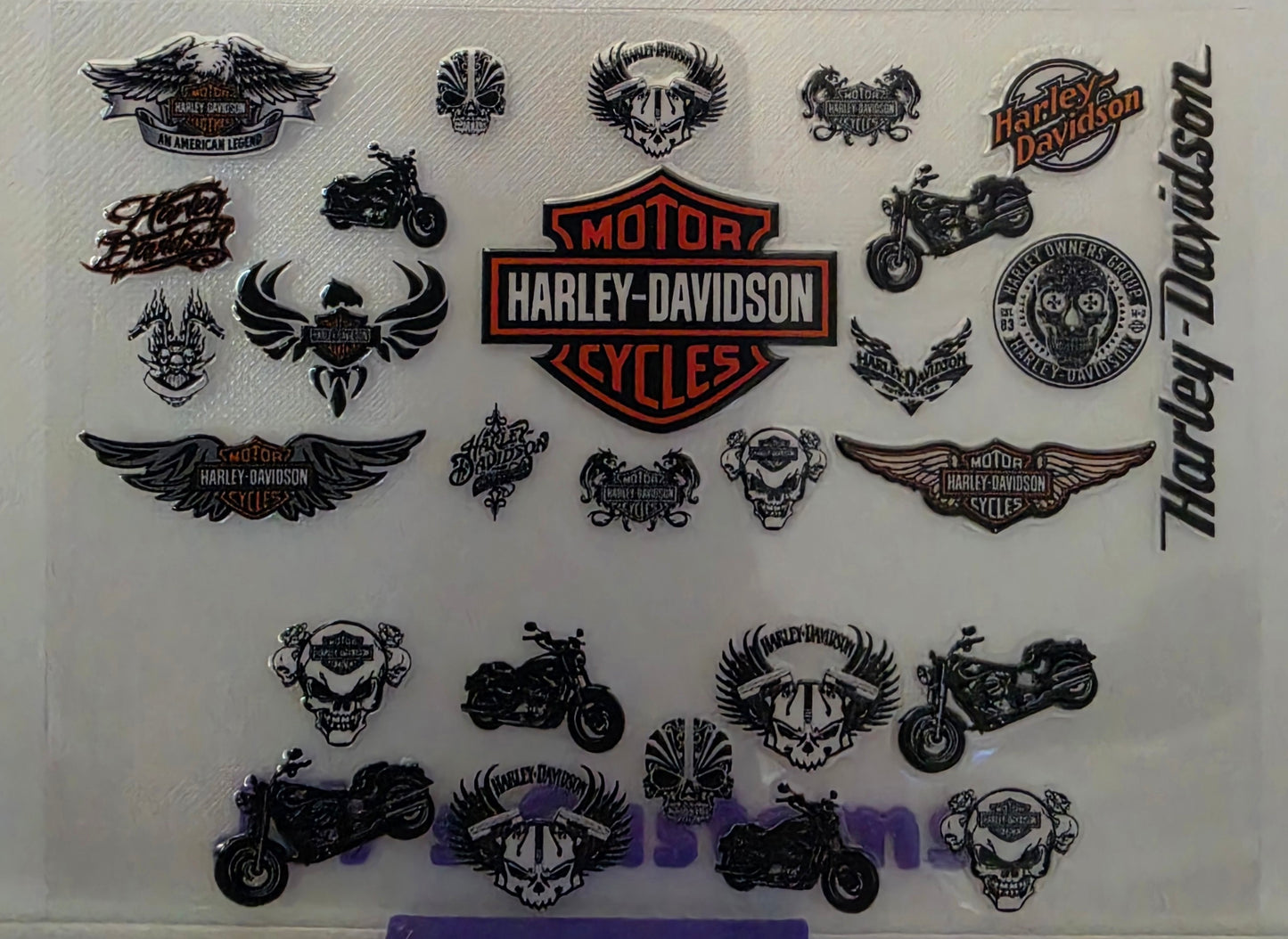 D17- Harley Davidson Stanly Keychain Decal