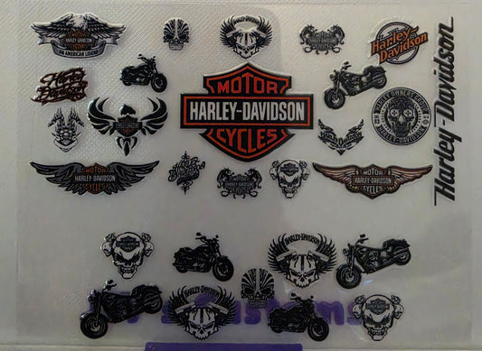 D17- Harley Davidson Stanly Keychain Decal