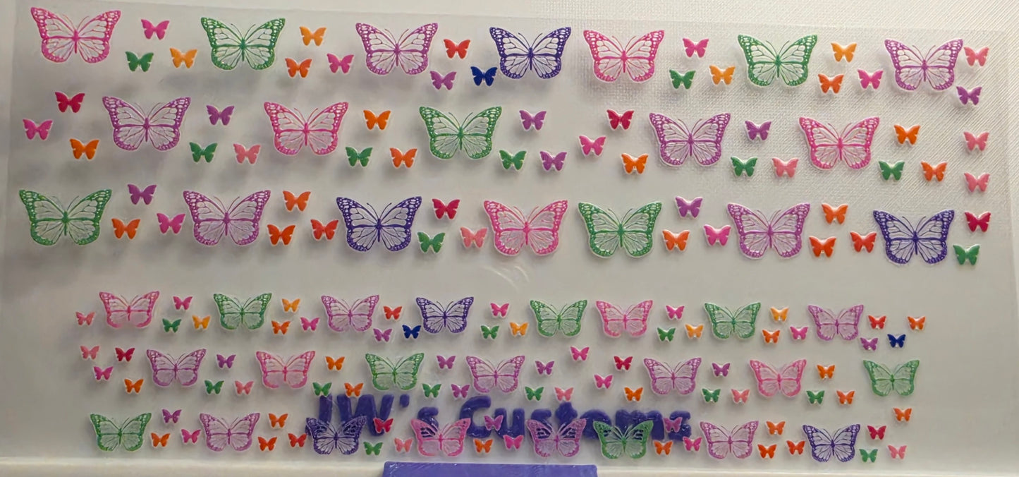 E47- Butterfly Shotglass Decal