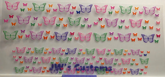 E47- Butterfly Shotglass Decal