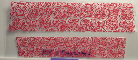 E44- Rose Shotglass Decal