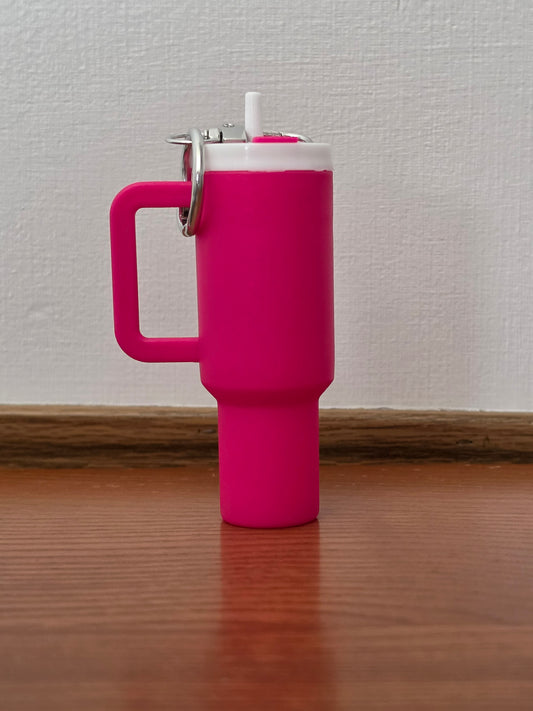 Dark Pink Stanly Keychain