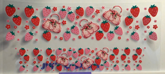 E10-Strawberry Shotglass Decal