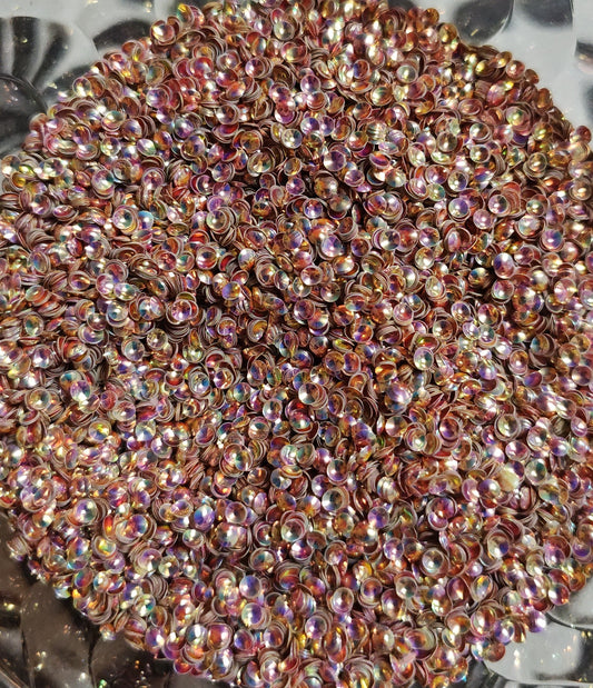 Rose Metal pearl glitter