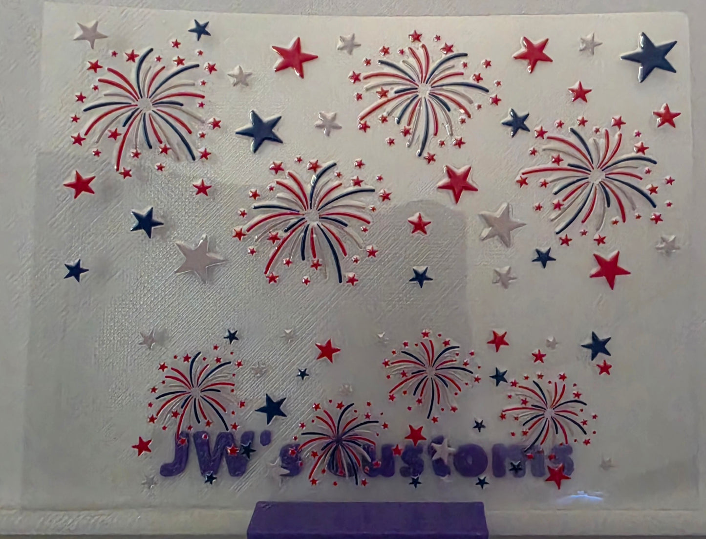 D6-Fireworks Stanly Keychain Decal