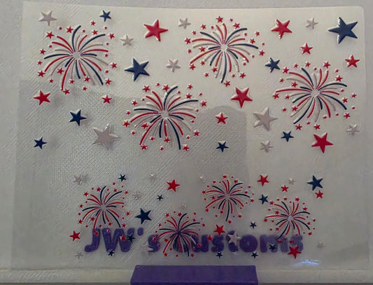 D6-Fireworks Stanly Keychain Decal