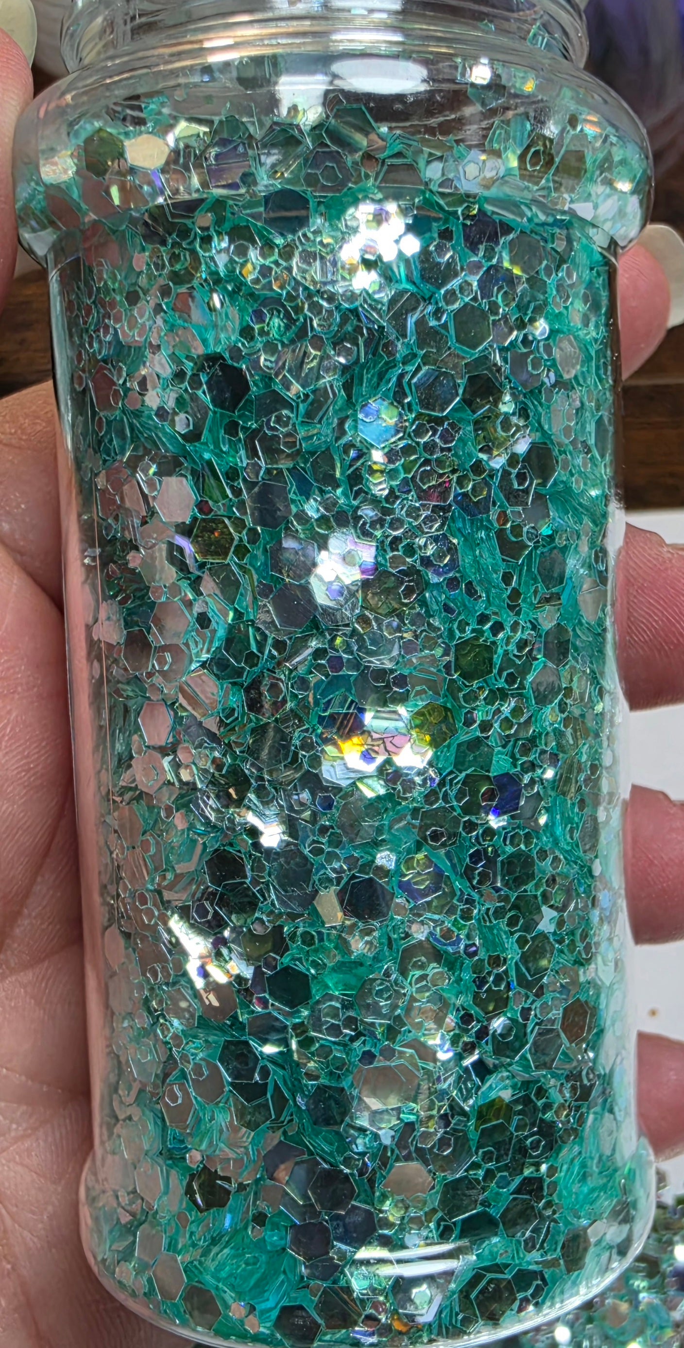 Blue Flashy Glitter