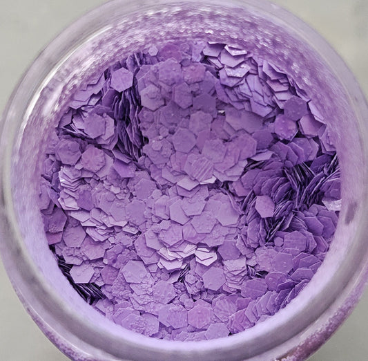 Lilac Matte Glitter