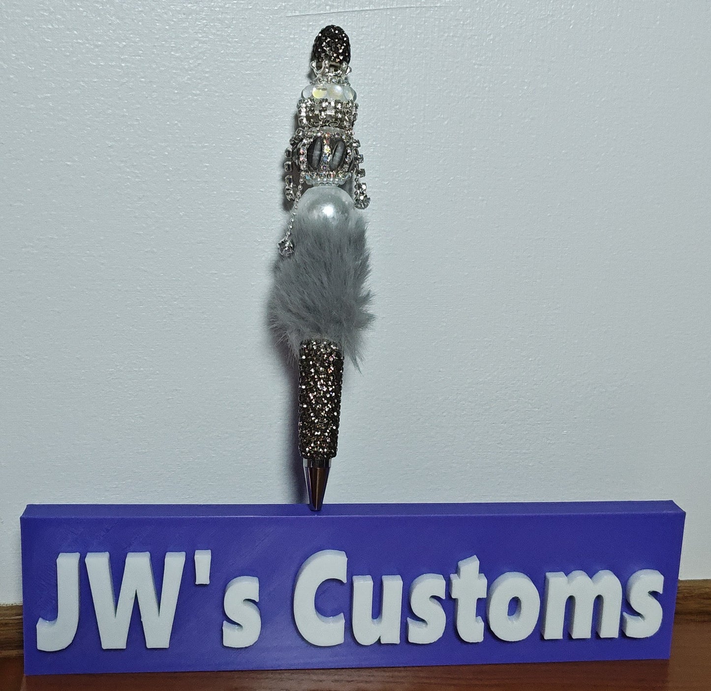 Gray Bling Pen