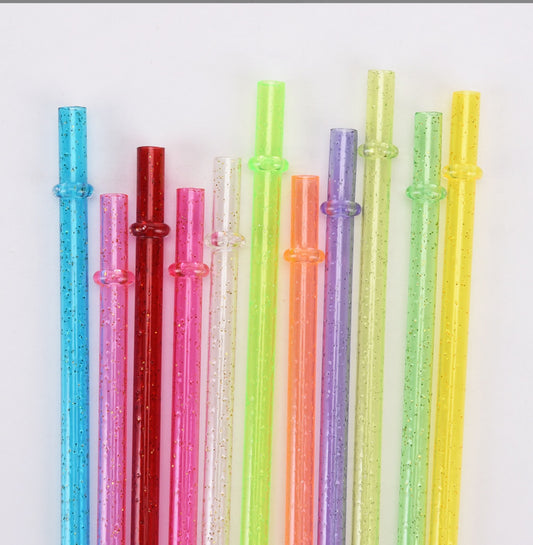 16 oz glitter straw