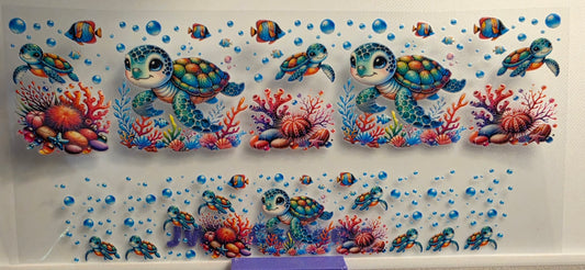E15- Turtle Shotglass Decal