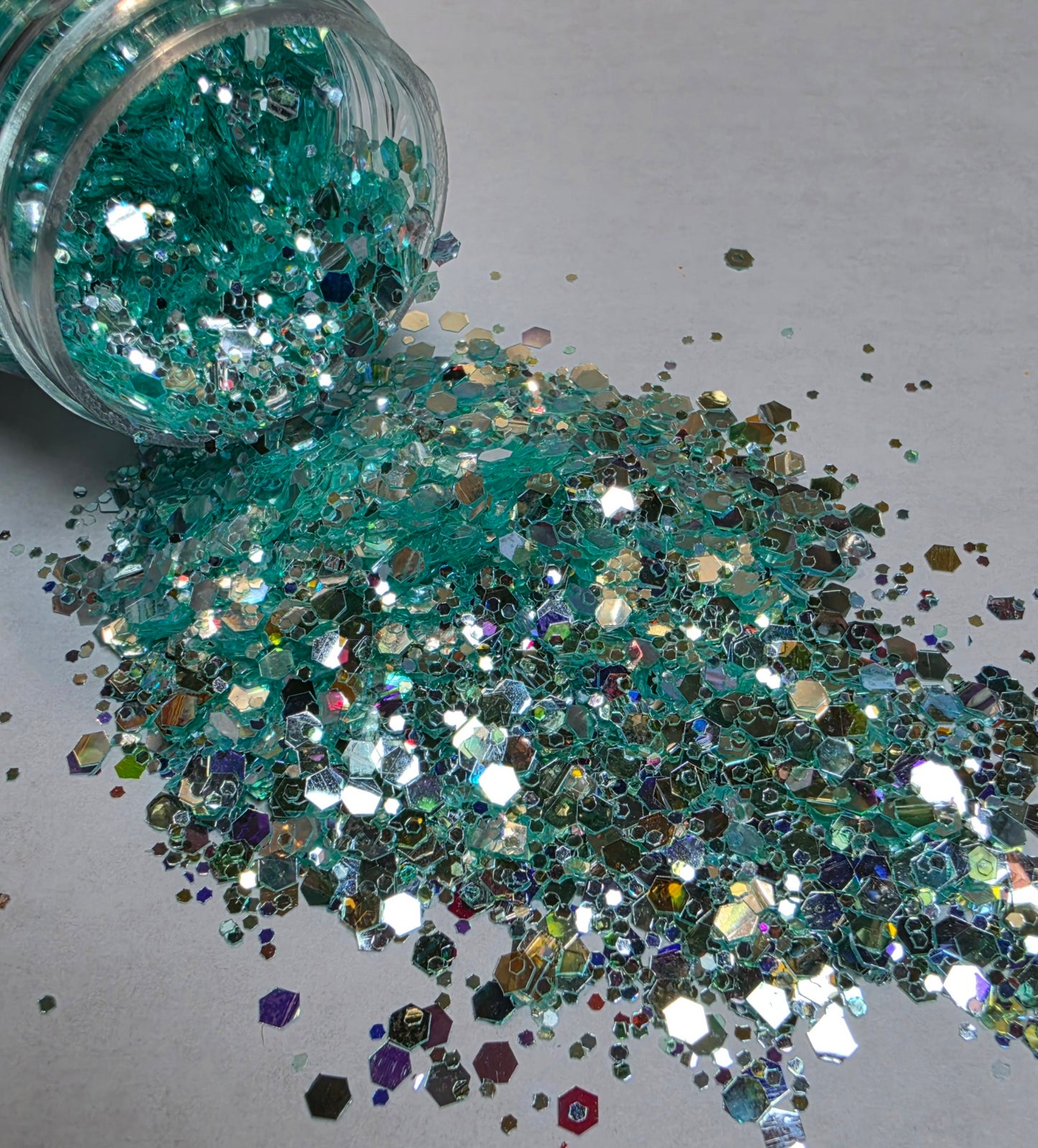 Blue Flashy Glitter