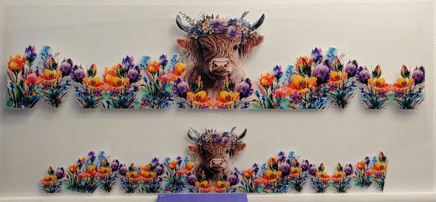 E50- Cow Shotglass Decal