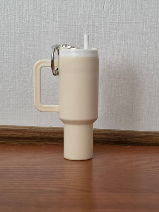Cream Stanly Keychain