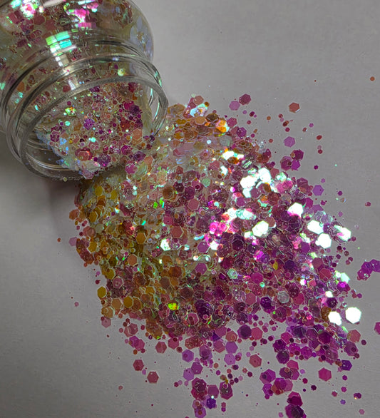 Pink Lemonade Glow Glitter