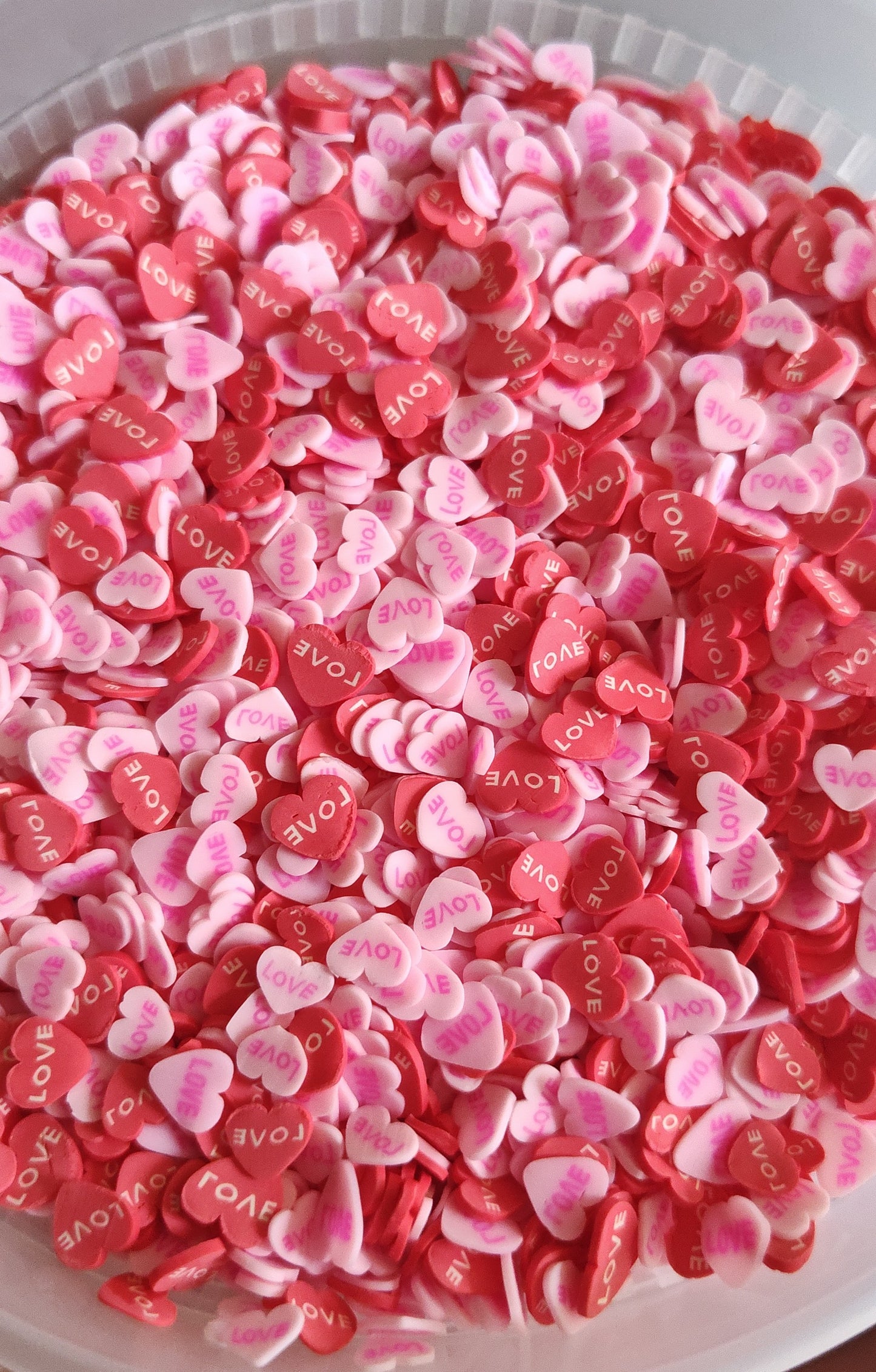 Love Hearts Polymer Clay