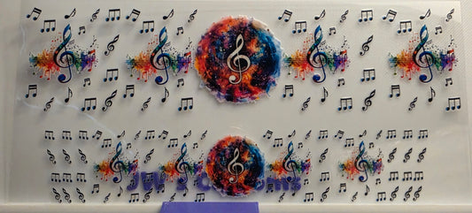 E57- Music Shotglass Decal