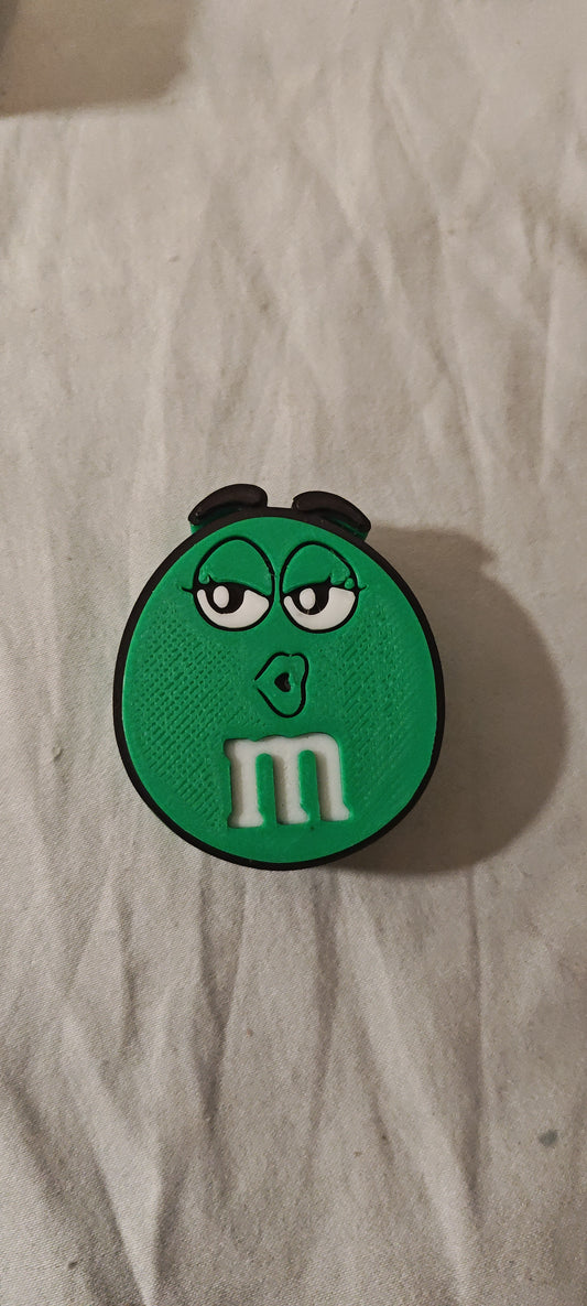 Green M&M topper