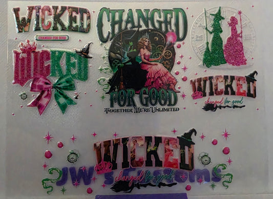D19- Wicked Change For Good Stanly Keychain Decal