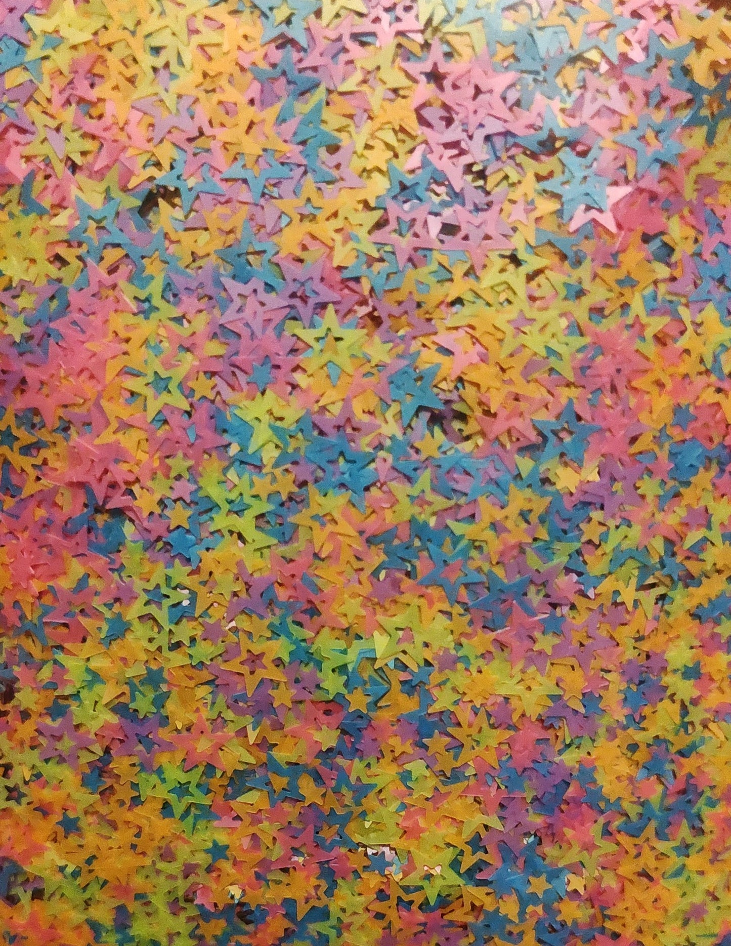 Hollow Stars (neon) Shape