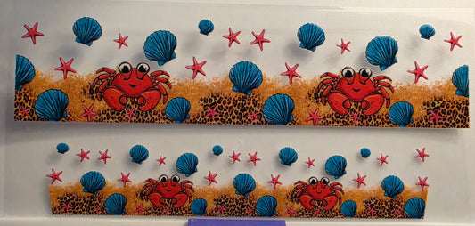 E23- Crab Shotglass Decal