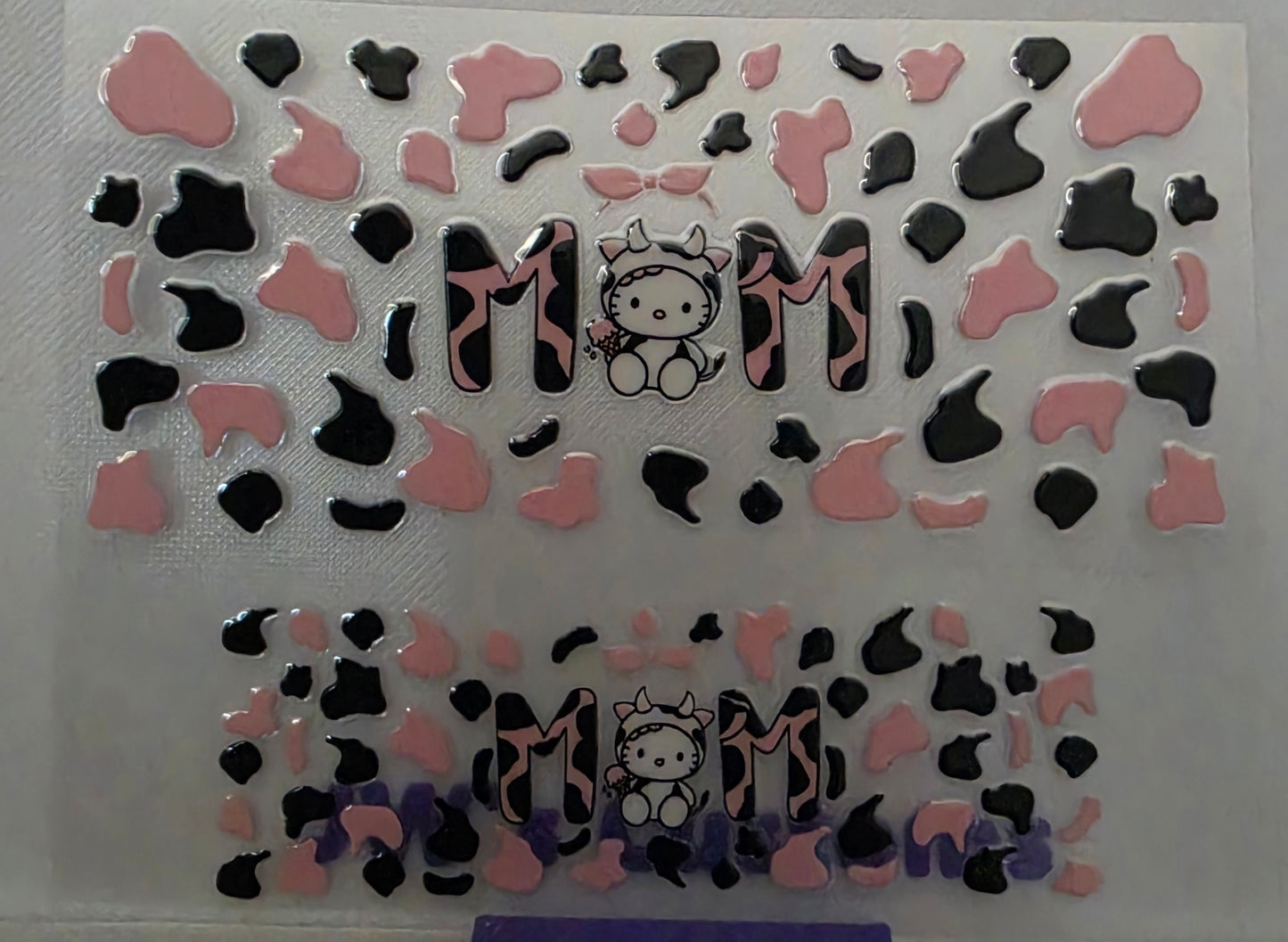 D27-HK Cow Stanly Keychain Decal