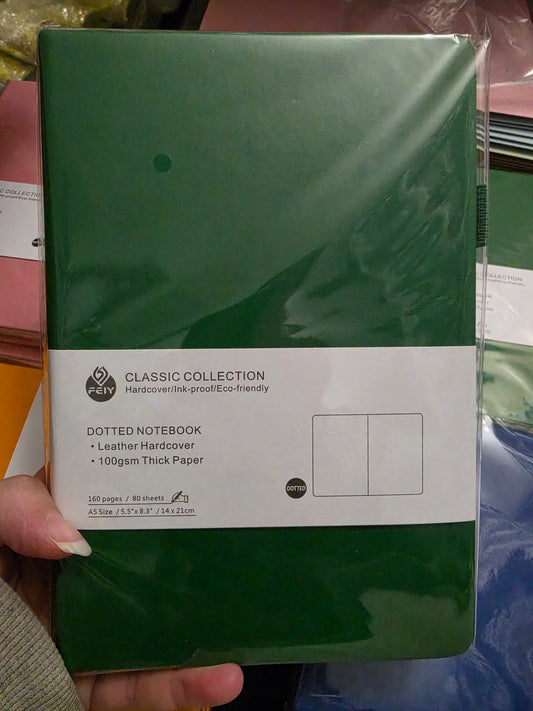 Dark Green A5 Notebook