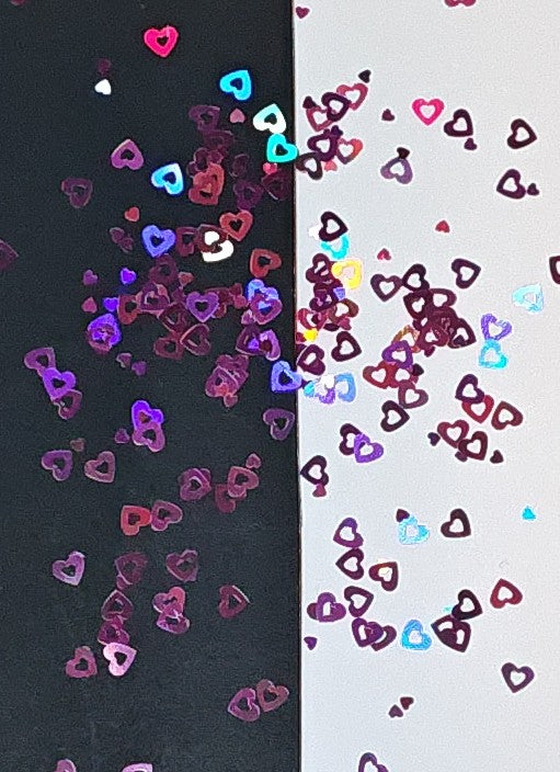 Hollow hearts (pink) Shape