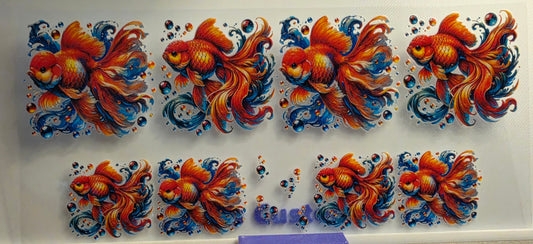 E12- Angel Fish Shotglass Decal
