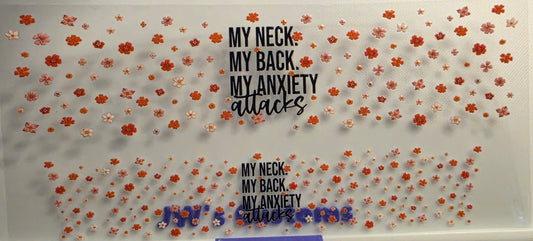 E19- Anxiety Shotglass Decal