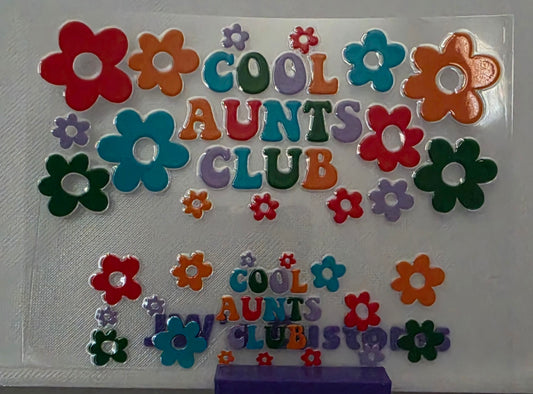 D34-Cool Aunts Club Stanly Keychain Decal