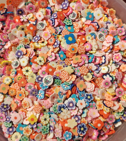 Flower Mix 1 Polymer Clay