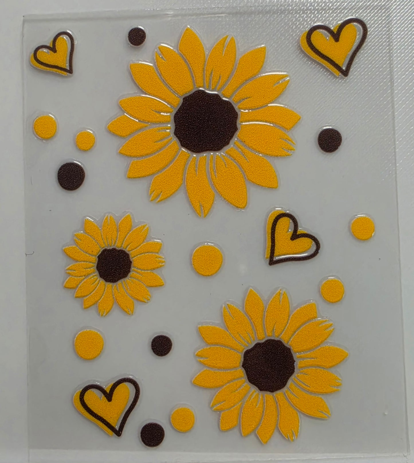 B13-Sunflower Spray Bottle Decal