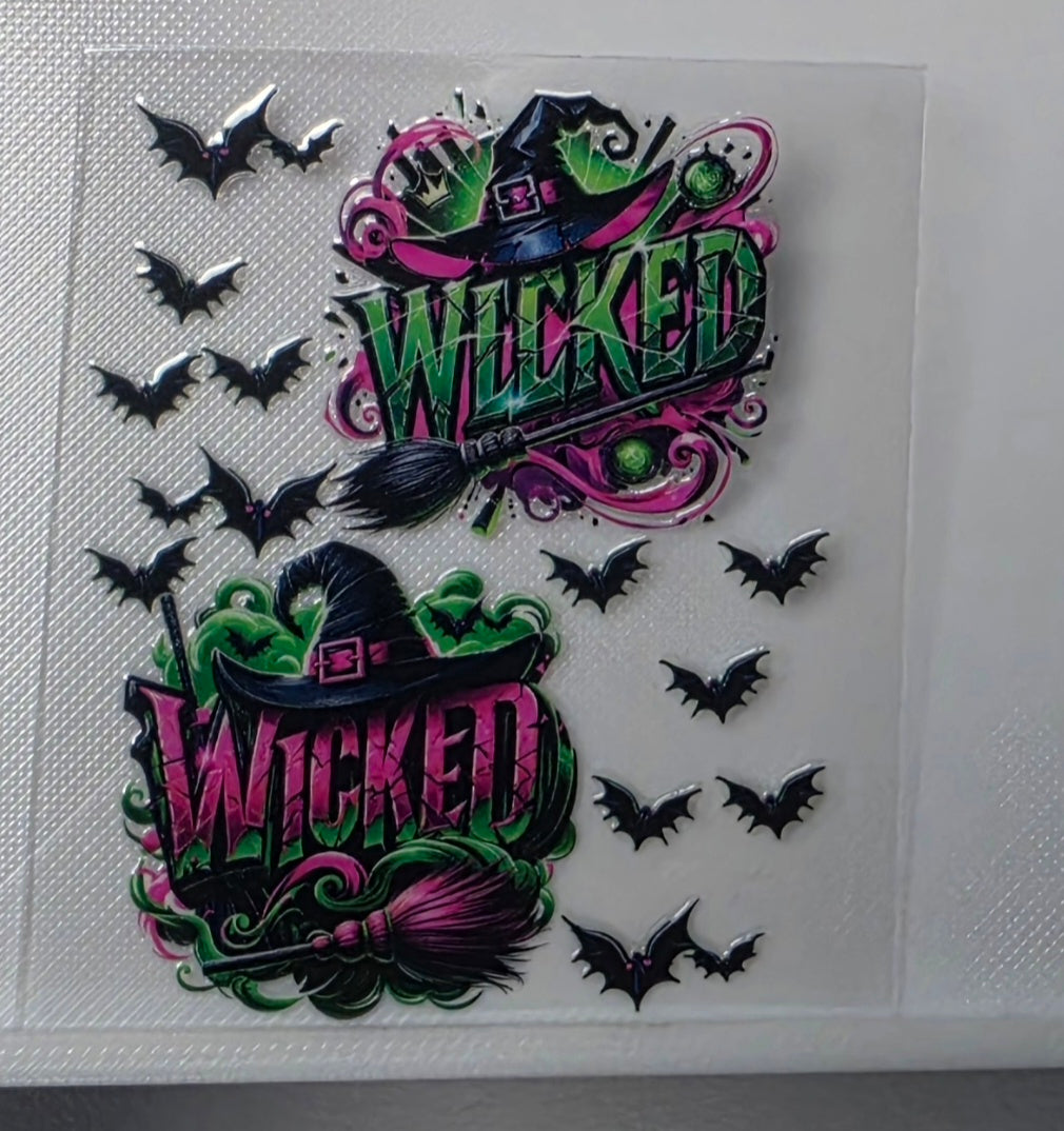 B5-Wicked Spray Bottle Decal